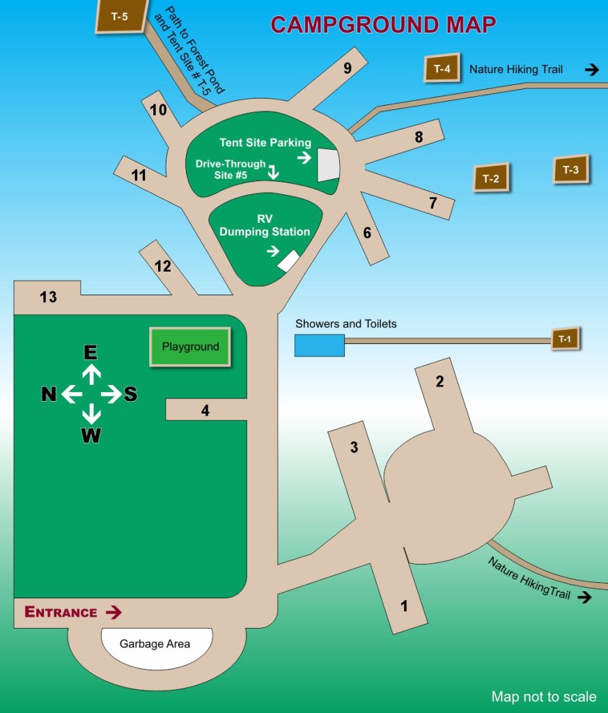 Campground Map | Forest Pond Campground